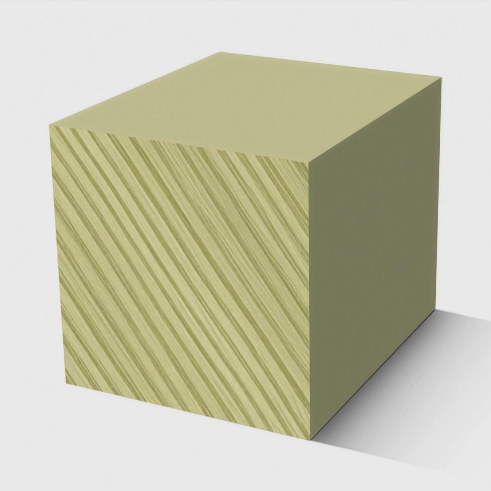 A square tumber moulding in primed H3 Primed FJ Pine 31 x 31mm 2.7m