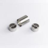 A cylindrical steel joiner in Stainless Steel 50mm 43mm